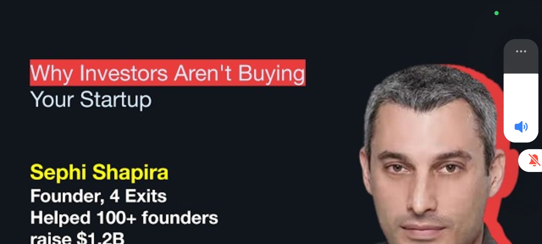 why investors aren't buying your startup